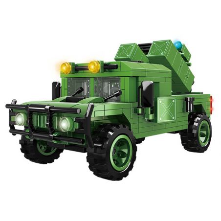 WOMA C0881 0881 non  XE BỌC THÉP HUMVEE bộ đồ chơi xếp lắp ráp ghép mô hình MILITARY 391 khối