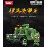 WOMA C0881 0881 non  XE BỌC THÉP HUMVEE bộ đồ chơi xếp lắp ráp ghép mô hình MILITARY 391 khối