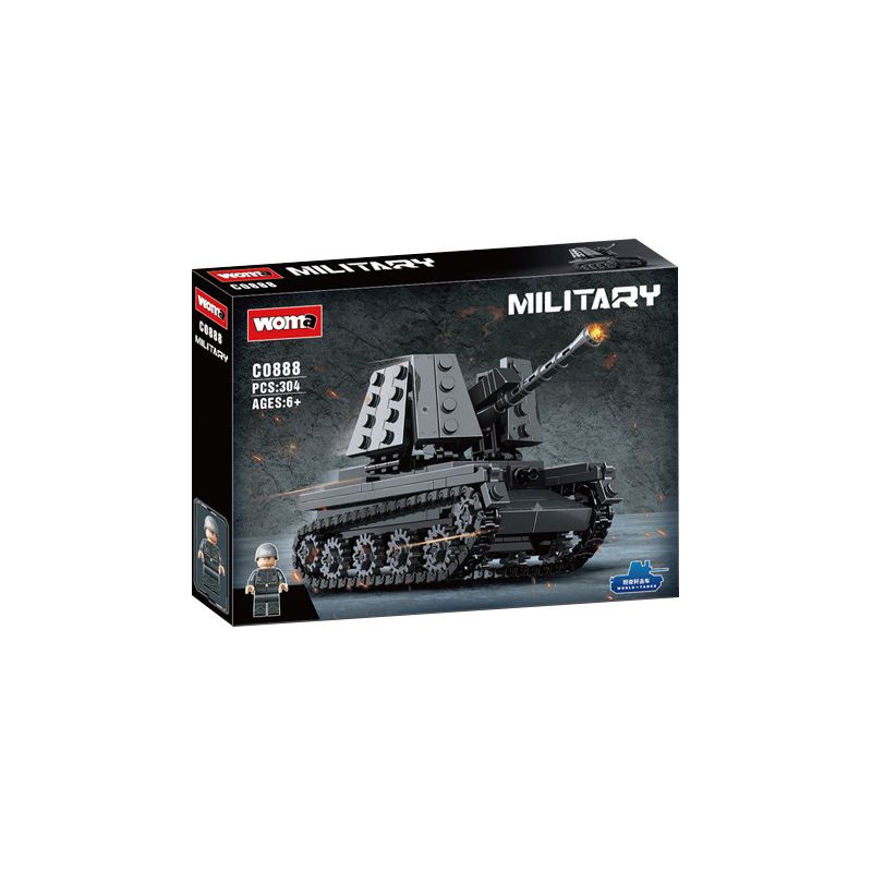 WOMA C0888 0888 non  TÀU KHU TRỤC bộ đồ chơi xếp lắp ráp ghép mô hình Military Army Quân Sự Bộ Đội 304 khối