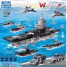 ZHEGAO QL0163 0163 non  HÀNG KHÔNG MẪU HẠM SỐ 003 bộ đồ chơi xếp lắp ráp ghép mô hình Military Army 003 AIRCRAFT CARRIER Quân Sự Bộ Đội 1112 khối