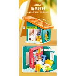 SLUBAN M38-B1090 B1090 1090 M38B1090 38-B1090 non  NGÔI NHÀ XẾP CHỒNG ĐẦY MÀU SẮC bộ đồ chơi xếp lắp ráp ghép mô hình 571 khối