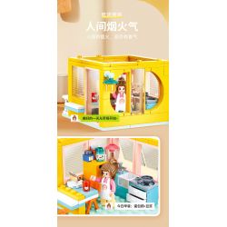 SLUBAN M38-B1090 B1090 1090 M38B1090 38-B1090 non  NGÔI NHÀ XẾP CHỒNG ĐẦY MÀU SẮC bộ đồ chơi xếp lắp ráp ghép mô hình 571 khối