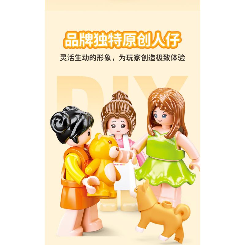 SLUBAN M38-B1090 B1090 1090 M38B1090 38-B1090 non  NGÔI NHÀ XẾP CHỒNG ĐẦY MÀU SẮC bộ đồ chơi xếp lắp ráp ghép mô hình 571 khối