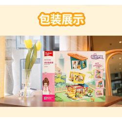 SLUBAN M38-B1090 B1090 1090 M38B1090 38-B1090 non  NGÔI NHÀ XẾP CHỒNG ĐẦY MÀU SẮC bộ đồ chơi xếp lắp ráp ghép mô hình 571 khối