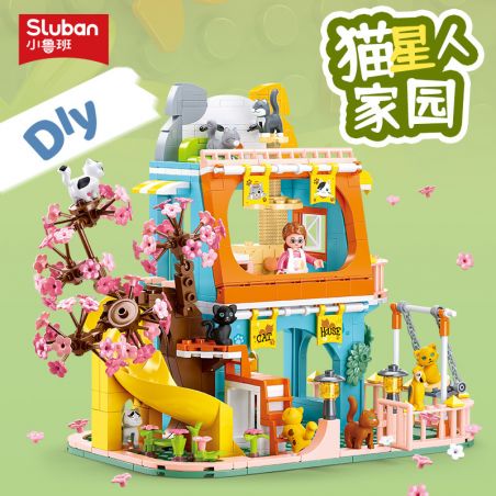 SLUBAN M38-B1089 B1089 1089 M38B1089 38-B1089 non  MEO MEO bộ đồ chơi xếp lắp ráp ghép mô hình Girl Con Gái