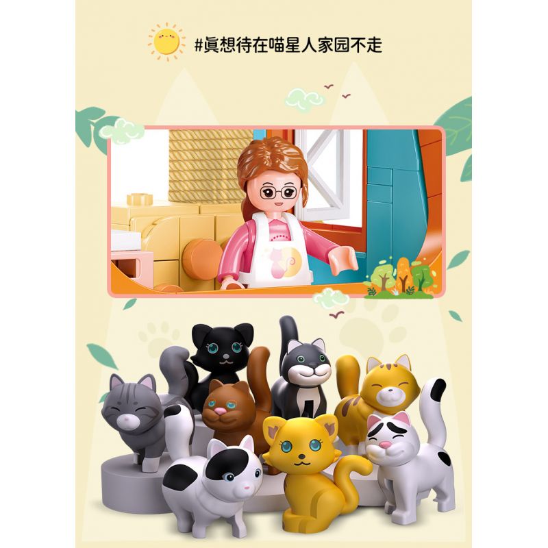 SLUBAN M38-B1089 B1089 1089 M38B1089 38-B1089 non  MEO MEO bộ đồ chơi xếp lắp ráp ghép mô hình Girl Con Gái