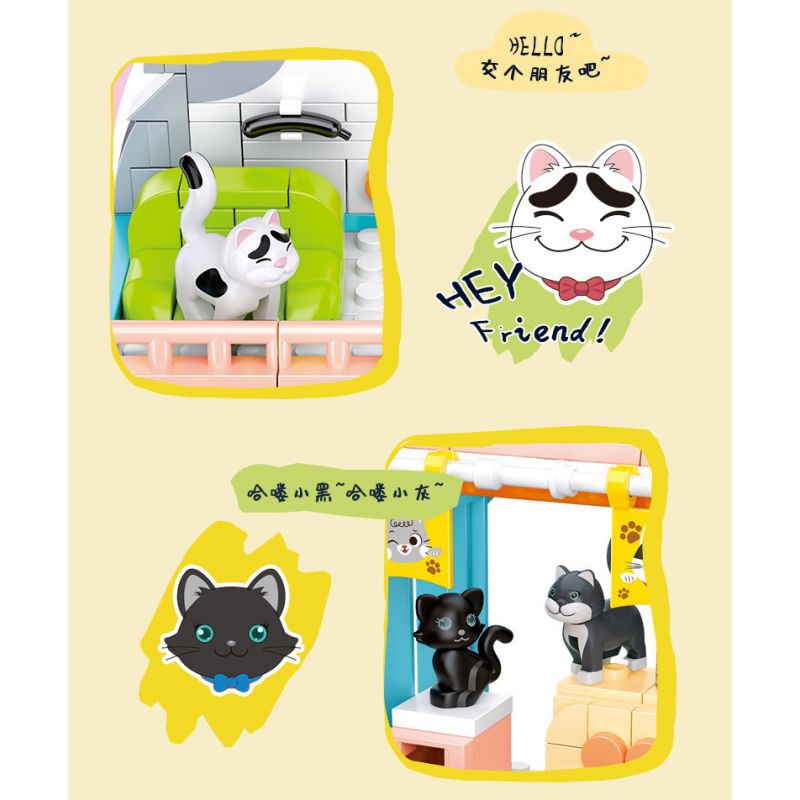 SLUBAN M38-B1089 B1089 1089 M38B1089 38-B1089 non  MEO MEO bộ đồ chơi xếp lắp ráp ghép mô hình Girl Con Gái