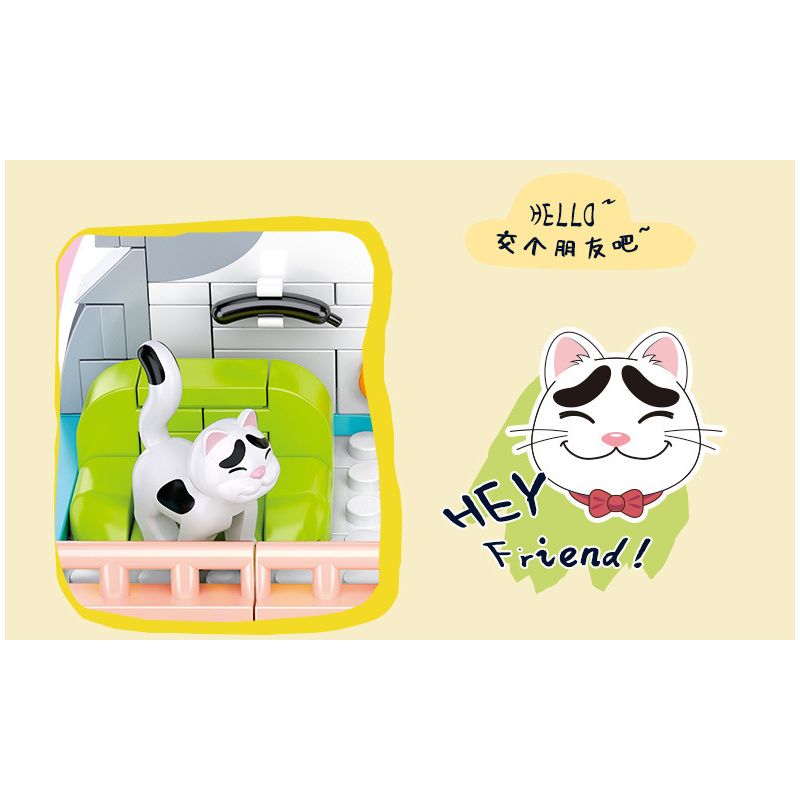 SLUBAN M38-B1089 B1089 1089 M38B1089 38-B1089 non  MEO MEO bộ đồ chơi xếp lắp ráp ghép mô hình Girl Con Gái