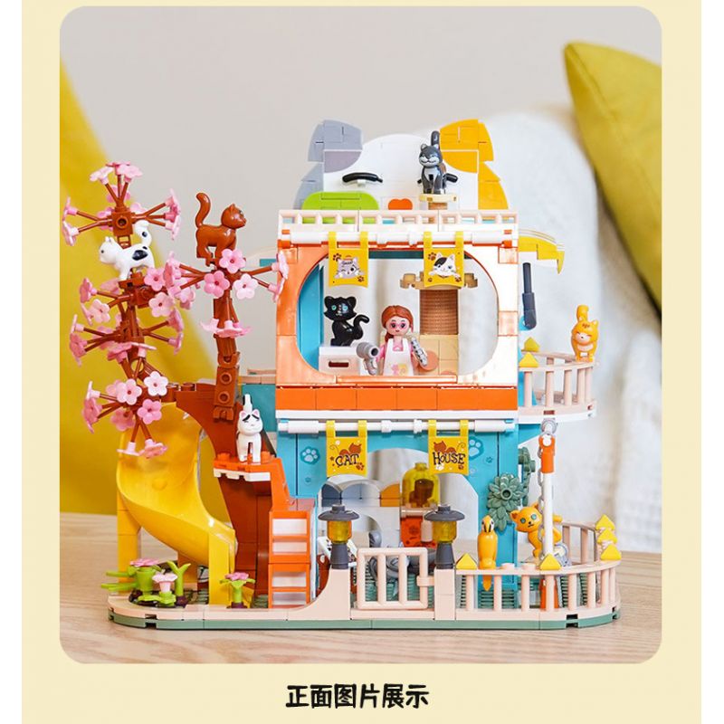 SLUBAN M38-B1089 B1089 1089 M38B1089 38-B1089 non  MEO MEO bộ đồ chơi xếp lắp ráp ghép mô hình Girl Con Gái