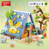 SLUBAN M38-B1088 B1088 1088 M38B1088 38-B1088 non  CABIN CẮM TRẠI TỰ LÀM bộ đồ chơi xếp lắp ráp ghép mô hình Girl Con Gái 341 khối