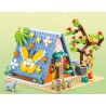 SLUBAN M38-B1088 B1088 1088 M38B1088 38-B1088 non  CABIN CẮM TRẠI TỰ LÀM bộ đồ chơi xếp lắp ráp ghép mô hình Girl Con Gái 341 khối