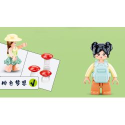 SLUBAN M38-B1088 B1088 1088 M38B1088 38-B1088 non  CABIN CẮM TRẠI TỰ LÀM bộ đồ chơi xếp lắp ráp ghép mô hình Girl Con Gái 341 khối