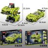 YIMU YM-77003 77003 YM77003 BRUCCO BLK-0100 0100 BLK0100 RC-100 MINGDI LEIBAO 10096 non  LAMBORGHINI ĐỘC bộ đồ chơi xếp lắp ráp ghép mô hình 411 khối