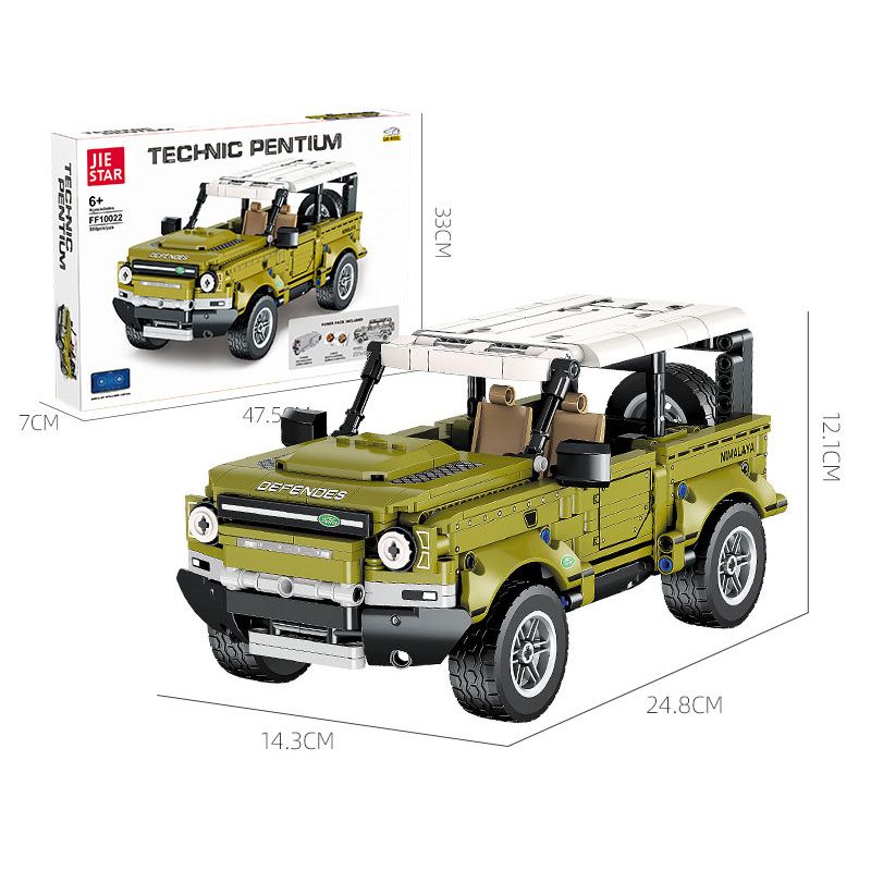 STAR MUSIC FF10022 10022 non  HẬU VỆ LAND ROVER bộ đồ chơi xếp lắp ráp ghép mô hình  Kỹ Thuật Công Nghệ Cao Mô Hình Phương Tiện 580 khối