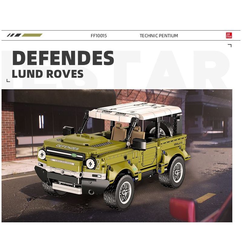 STAR MUSIC FF10022 10022 non  HẬU VỆ LAND ROVER bộ đồ chơi xếp lắp ráp ghép mô hình  Kỹ Thuật Công Nghệ Cao Mô Hình Phương Tiện 580 khối