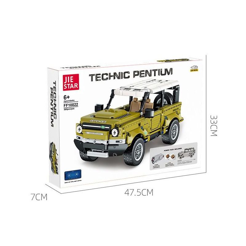 STAR MUSIC FF10022 10022 non  HẬU VỆ LAND ROVER bộ đồ chơi xếp lắp ráp ghép mô hình  Kỹ Thuật Công Nghệ Cao Mô Hình Phương Tiện 580 khối
