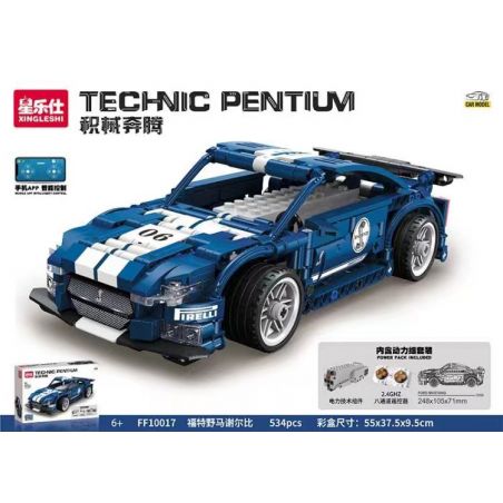 STAR MUSIC FF10017 10017 non  FORD MUSTANG SHELBY COBRA COUPE bộ đồ chơi xếp lắp ráp ghép mô hình  Kỹ Thuật Công Nghệ Cao Mô Hình Phương Tiện 534 khối