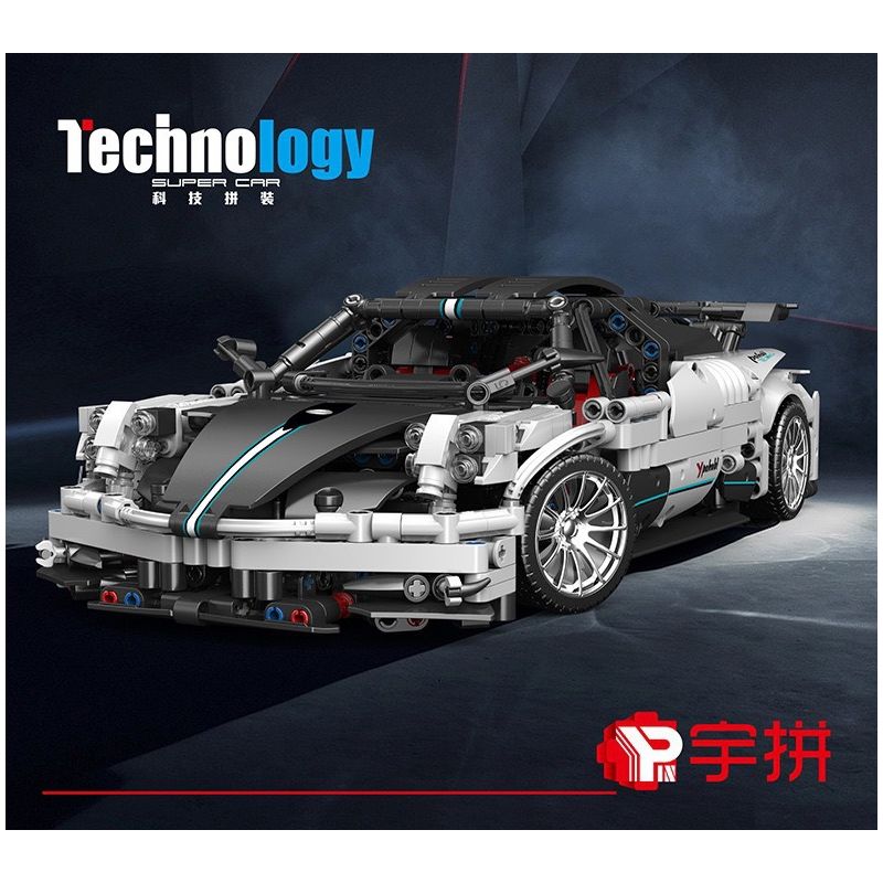 YUPIN P1401 1401 non  ZONDA GT tỷ lệ 1:14 bộ đồ chơi xếp lắp ráp ghép mô hình  PAGANI ZONDA Kỹ Thuật Công Nghệ Cao Mô Hình Phương Tiện 1689 khối