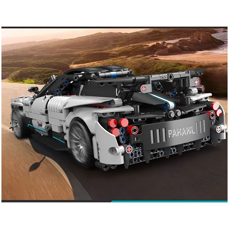 YUPIN P1401 1401 non  ZONDA GT tỷ lệ 1:14 bộ đồ chơi xếp lắp ráp ghép mô hình  PAGANI ZONDA Kỹ Thuật Công Nghệ Cao Mô Hình Phương Tiện 1689 khối