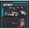 YUPIN P1401 1401 non  ZONDA GT tỷ lệ 1:14 bộ đồ chơi xếp lắp ráp ghép mô hình  PAGANI ZONDA Kỹ Thuật Công Nghệ Cao Mô Hình Phương Tiện 1689 khối