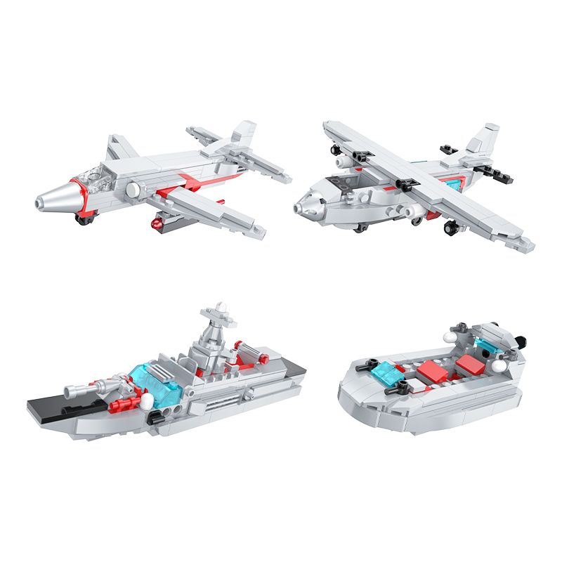 Enlighten DZ0135 0135 Qman DZ0135 0135 non Lego HỘP TÀU CHIẾN 33 BIẾN bộ đồ chơi xếp lắp ráp ghép mô hình Military Army Quân Sự Bộ Đội 667 khối