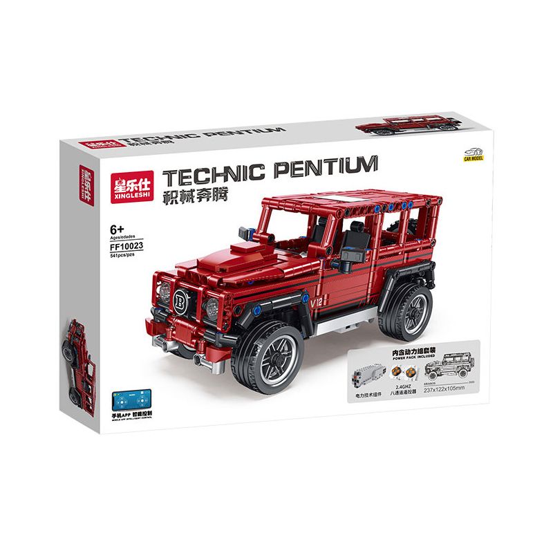 STAR MUSIC FF10020 10020 FF10023 10023 non  XE MERCEDES-BENZ BRABUS bộ đồ chơi xếp lắp ráp ghép mô hình  Kỹ Thuật Công Nghệ Cao Mô Hình Phương Tiện 541 khối