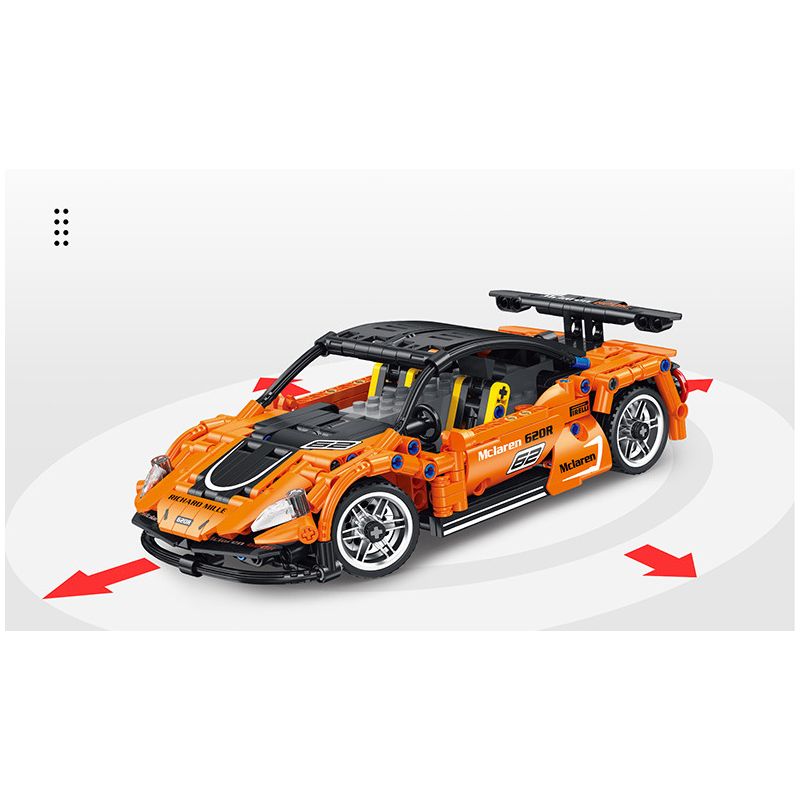 STAR MUSIC FF10016 10016 non  MCLAREN 620R bộ đồ chơi xếp lắp ráp ghép mô hình  Kỹ Thuật Công Nghệ Cao Mô Hình Phương Tiện 532 khối