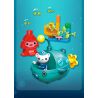 Enlighten 5215 Qman 5215 non  THUYỀN ĐÁNH CÁ ĐÈN LỒNG bộ đồ chơi xếp lắp ráp ghép mô hình Octonauts Thám Hiểm Đại Dương 32 khối