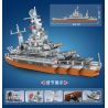 ZHEGAO QL0174 0174 non  TÀU KHU TRỤC bộ đồ chơi xếp lắp ráp ghép mô hình DESTROYER CRUISER 976 khối