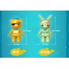 Enlighten 5214 Qman 5214 non  CÁ MẬP HỔ bộ đồ chơi xếp lắp ráp ghép mô hình Octonauts Thám Hiểm Đại Dương 19 khối