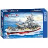 ZHEGAO QL0173 0173 non  TUẦN DƯƠNG HẠM AEGIS bộ đồ chơi xếp lắp ráp ghép mô hình Military Army AEGIS CRUISER Quân Sự Bộ Đội 918 khối