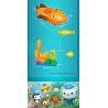 Enlighten 5214 Qman 5214 non  CÁ MẬP HỔ bộ đồ chơi xếp lắp ráp ghép mô hình Octonauts Thám Hiểm Đại Dương 19 khối