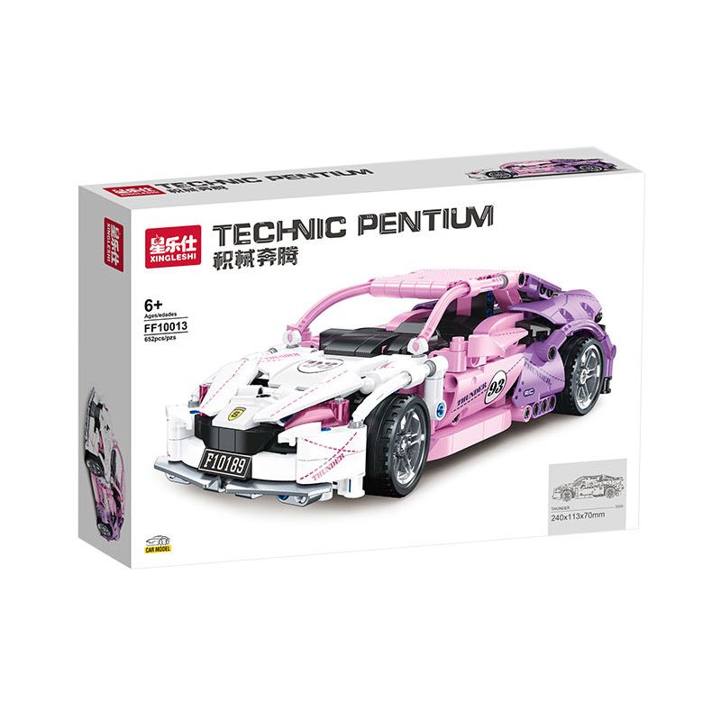 STAR MUSIC FF10013 10013 non  FERRARI F82 bộ đồ chơi xếp lắp ráp ghép mô hình  Kỹ Thuật Công Nghệ Cao Mô Hình Phương Tiện 652 khối