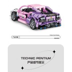 STAR MUSIC FF10013 10013 non  FERRARI F82 bộ đồ chơi xếp lắp ráp ghép mô hình  Kỹ Thuật Công Nghệ Cao Mô Hình Phương Tiện 652 khối