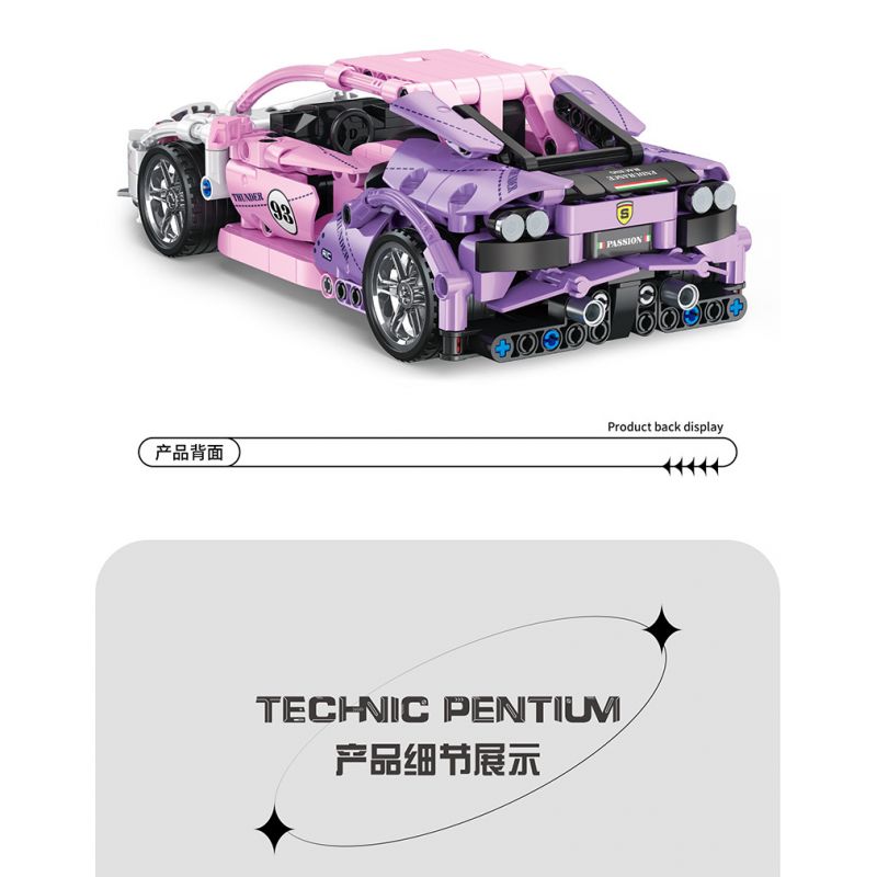 STAR MUSIC FF10013 10013 non  FERRARI F82 bộ đồ chơi xếp lắp ráp ghép mô hình  Kỹ Thuật Công Nghệ Cao Mô Hình Phương Tiện 652 khối