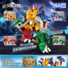 ZHEGAO GZ4004 4004 non  TYRANNOSAURUS REX 10 TỔ HỢP bộ đồ chơi xếp lắp ráp ghép mô hình 1158 khối