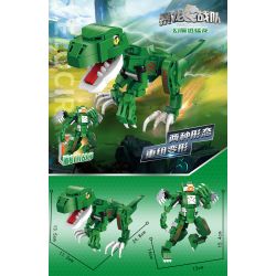 ZHEGAO GZ4004 4004 non  TYRANNOSAURUS REX 10 TỔ HỢP bộ đồ chơi xếp lắp ráp ghép mô hình 1158 khối