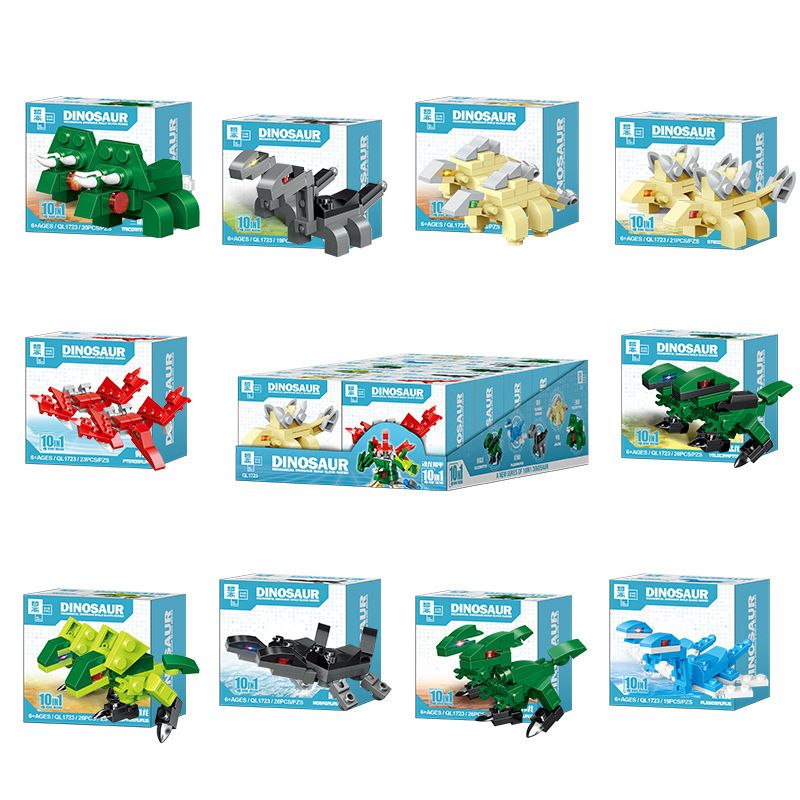 ZHEGAO QL1723 1723 non  SOUL DRAGON MECHA 10 KẾT HỢP bộ đồ chơi xếp lắp ráp ghép mô hình Dino DINO MECHA Khủng Long 187 khối ZHEGAO QL1723 1723 non  SOUL DRAGON MECHA 10 KẾT HỢP bộ đồ chơi xếp lắp ráp ghép mô hình Dino DINO MECHA Khủng Long 187 khối