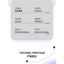 STAR MUSIC FF10012 10012 non  KOENIGSEGG bộ đồ chơi xếp lắp ráp ghép mô hình  Kỹ Thuật Công Nghệ Cao Mô Hình Phương Tiện 637 khối