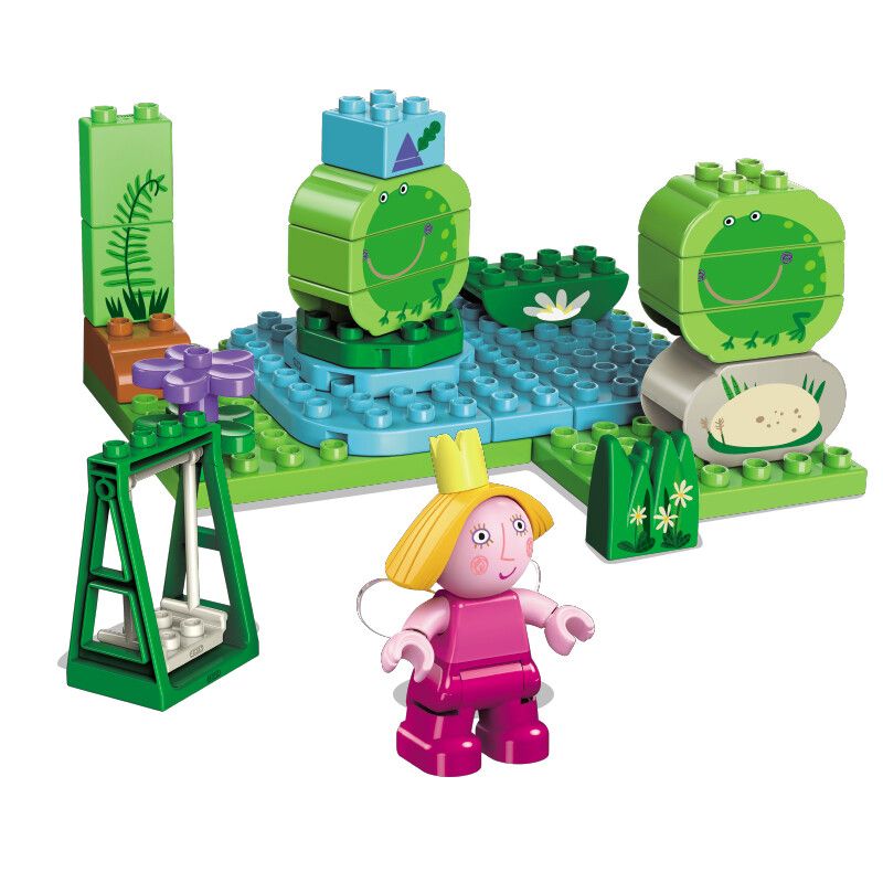 Enlighten 5202 Qman 5202 non Lego CÔNG CHÚA HOA LOA KÈN bộ đồ chơi xếp lắp ráp ghép mô hình BEN AND HOLLY'S LITTLE KINGDOM 27 khối