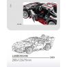 STAR MUSIC FF10011 10011 non  LAMBORGHINI ĐỘC bộ đồ chơi xếp lắp ráp ghép mô hình  Kỹ Thuật Công Nghệ Cao Mô Hình Phương Tiện 705 khối