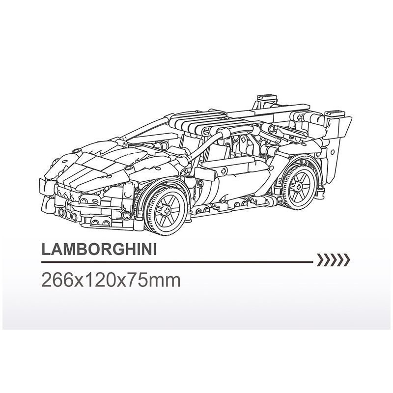 STAR MUSIC FF10011 10011 non  LAMBORGHINI ĐỘC bộ đồ chơi xếp lắp ráp ghép mô hình  Kỹ Thuật Công Nghệ Cao Mô Hình Phương Tiện 705 khối