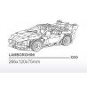 STAR MUSIC FF10011 10011 non  LAMBORGHINI ĐỘC bộ đồ chơi xếp lắp ráp ghép mô hình  Kỹ Thuật Công Nghệ Cao Mô Hình Phương Tiện 705 khối