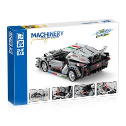 ZHEGAO QL1236 1236 non  XE ĐUA LMG-16 LÙI bộ đồ chơi xếp lắp ráp ghép mô hình Speed Champions Racing Cars Đua Xe Công Thức 589 khối