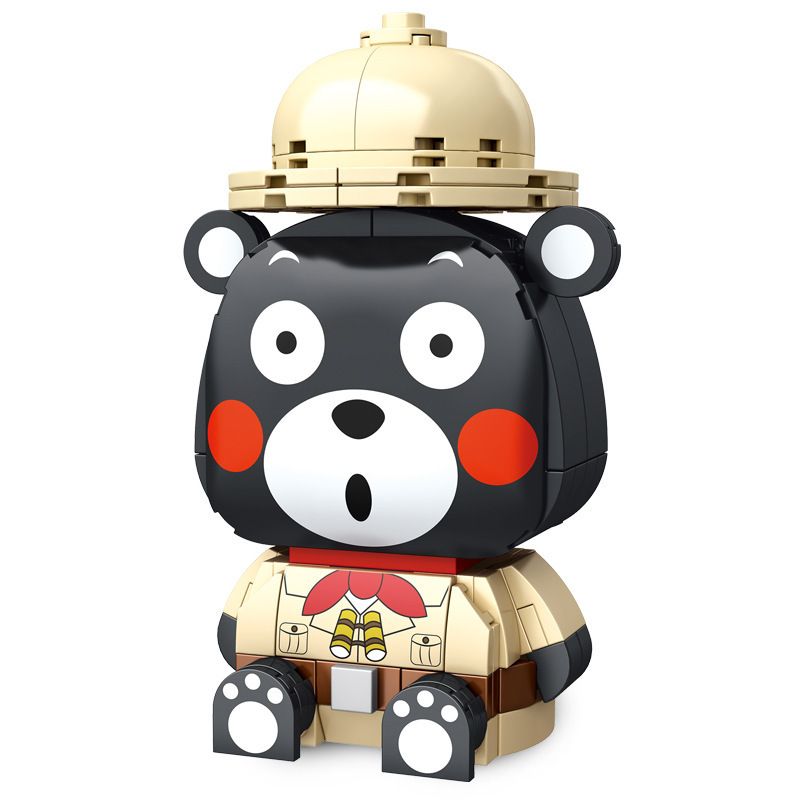 INBRIXX 880004 non  NHÀ THÁM HIỂM KUMAMON bộ đồ chơi xếp lắp ráp ghép mô hình Creator Sáng Tạo 172 khối