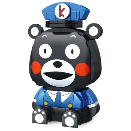 INBRIXX 880002 non  NGƯỜI ĐIỀU KHIỂN TÀU HỎA KUMAMON bộ đồ chơi xếp lắp ráp ghép mô hình Creator Sáng Tạo 178 khối