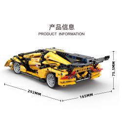 ZHEGAO QL1233 1233 non  FAC-01 RACING KÉO LÙI XE bộ đồ chơi xếp lắp ráp ghép mô hình Speed Champions Racing Cars Đua Xe Công Thức 601 khối