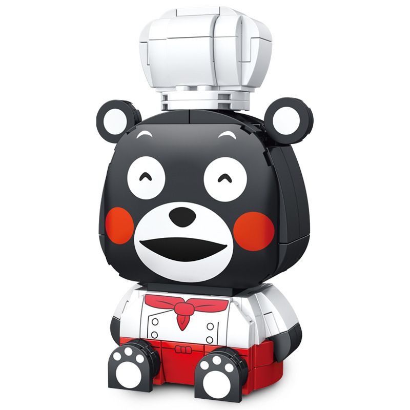 INBRIXX 880001 non  ĐẦU BẾP KUMAMON bộ đồ chơi xếp lắp ráp ghép mô hình Creator Sáng Tạo 183 khối