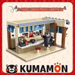 INBRIXX 880010 non  NHÀ HÀNG RAMEN KUMAMON bộ đồ chơi xếp lắp ráp ghép mô hình Creator Sáng Tạo 361 khối