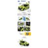 ZHEGAO QL1232 1232 non  XE ĐUA CAR-22 KÉO LÙI bộ đồ chơi xếp lắp ráp ghép mô hình Speed Champions Racing Cars Đua Xe Công Thức 609 khối